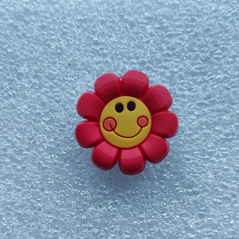 ⭐3/$10🆕Emoji Flower Shoe Charm Croc s Unisex Nwt